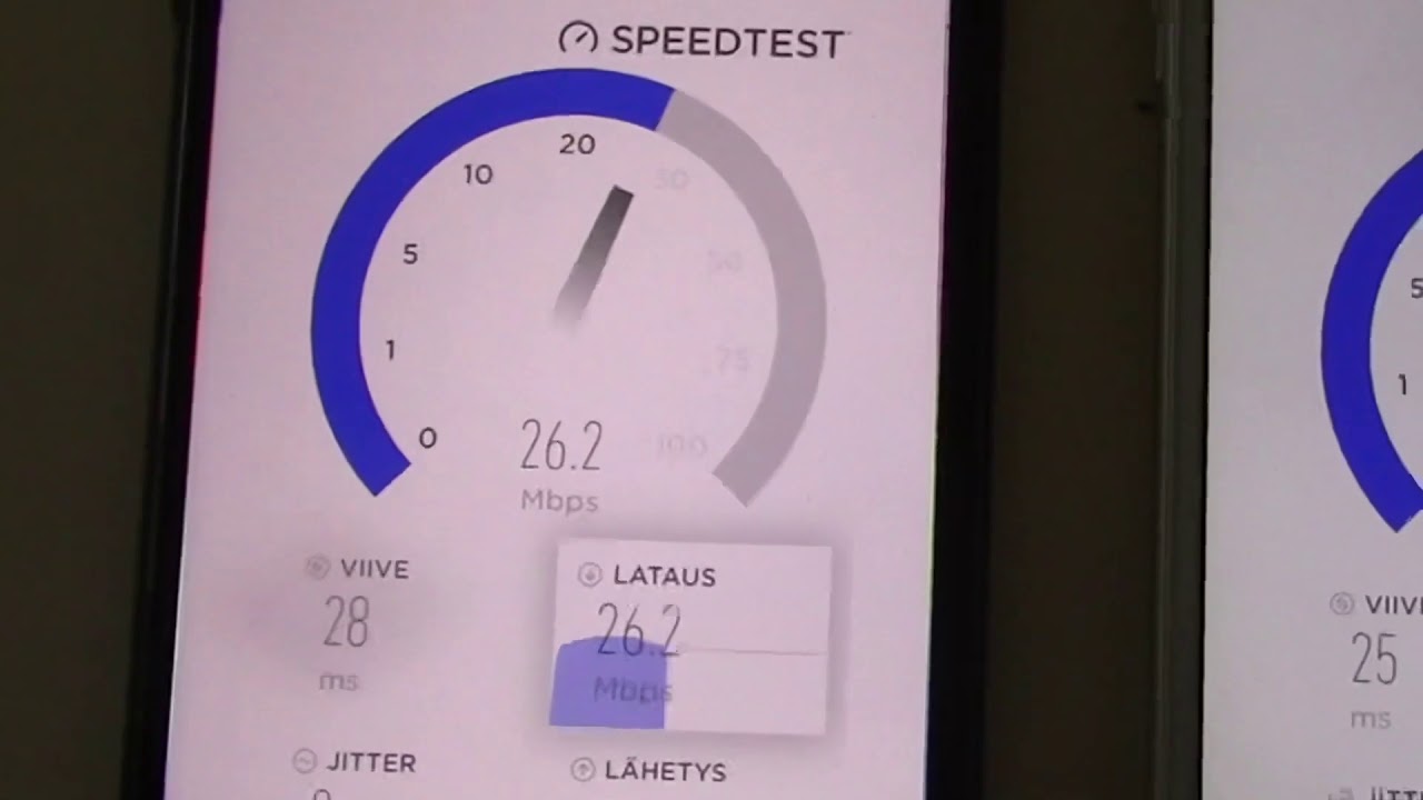 OPERAATTOREIDEN VÄLINEN NOPEUSTESTI.