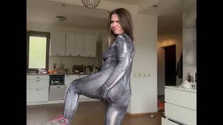 Spider Girl Farting Gross On The Living Room