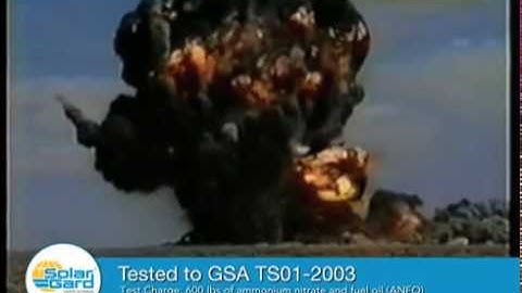 Bomb Blast Test with Armorcoat Safety Film
