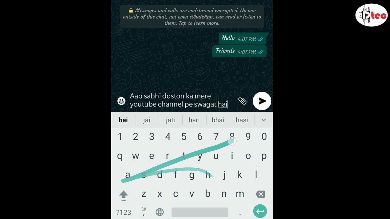 Swipe Typing : How to Swipe