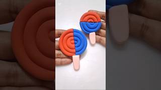 DIY idea 💞 How to make easily candy 🍬🍭 with super clay #DIY #funny #music #funny #clay #candy #trend