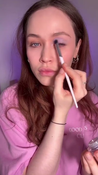 Фиолетово желтый макияж 💜💛 - YouTube