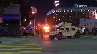 05.31.2020 | 9:00 pm los angeles - the national guard provided
security during a fatal shooting investigation that may have involved
protester, sunday ni...