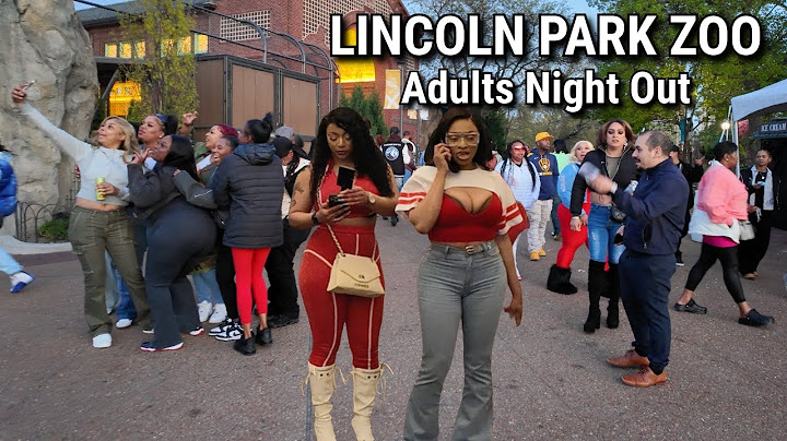 Chicago Lincoln Park Zoo Adults Night Out on Saturday | May 10, 2025 | 4k Video