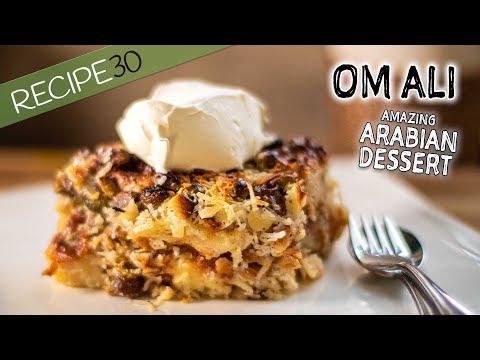 Om Ali Arabian Style Sweet Pastry Pudding