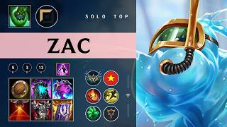Zac Top vs Taliyah - VN Challenger Patch 26.06