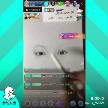 BIGO LIVE Indonesia - Talented Painter （BIGO ID:idan_wow）