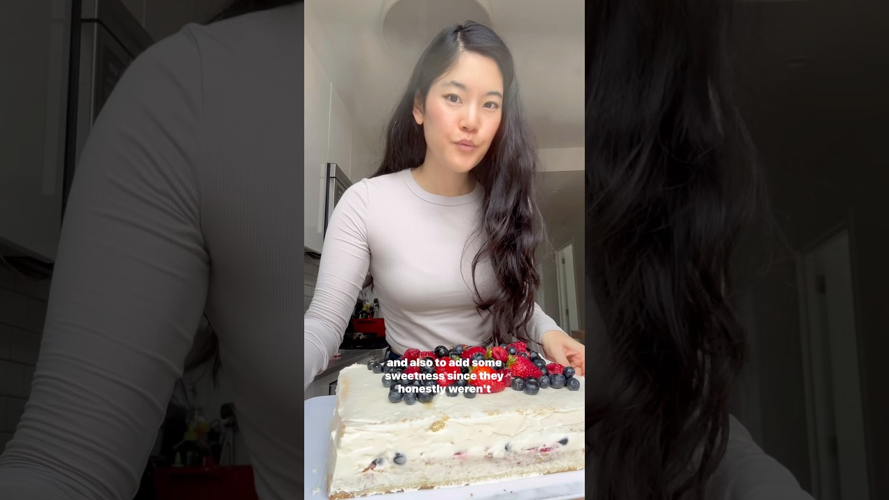 A berry chantilly cake for summer!