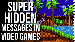 Super Hidden Messages In Video Games - Easter Egg Hunter