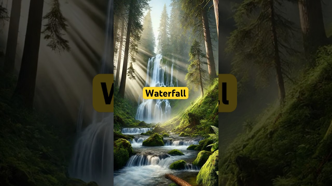 Nature sound, relaxing waterfall sounds, meditation, study, relax, sleep