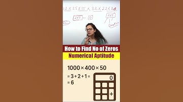 UPSC CSAT Trick: Find Number of Zeros in Seconds! 💥 | CSAT PYQ #upsc #quant #shorts