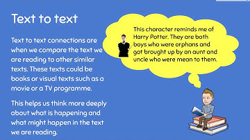WALT Use the strategy of making text to text connections