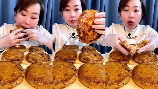 MUKBANG CHINESE ONION PANCAKES 🥞 | ASMR |