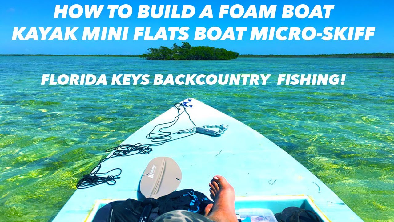 How To Build a FOAM Boat/Kayak: Homemade Micro Skiff Mini 