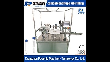 Reagent centrifuge conical tube virus test agent tube filling capping machine