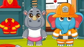 Bombeiros - Patrulha de Resgate Game for kids GAMEPLAY screenshot 1