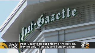 Post-Gazette To Cut Friday Print Edition