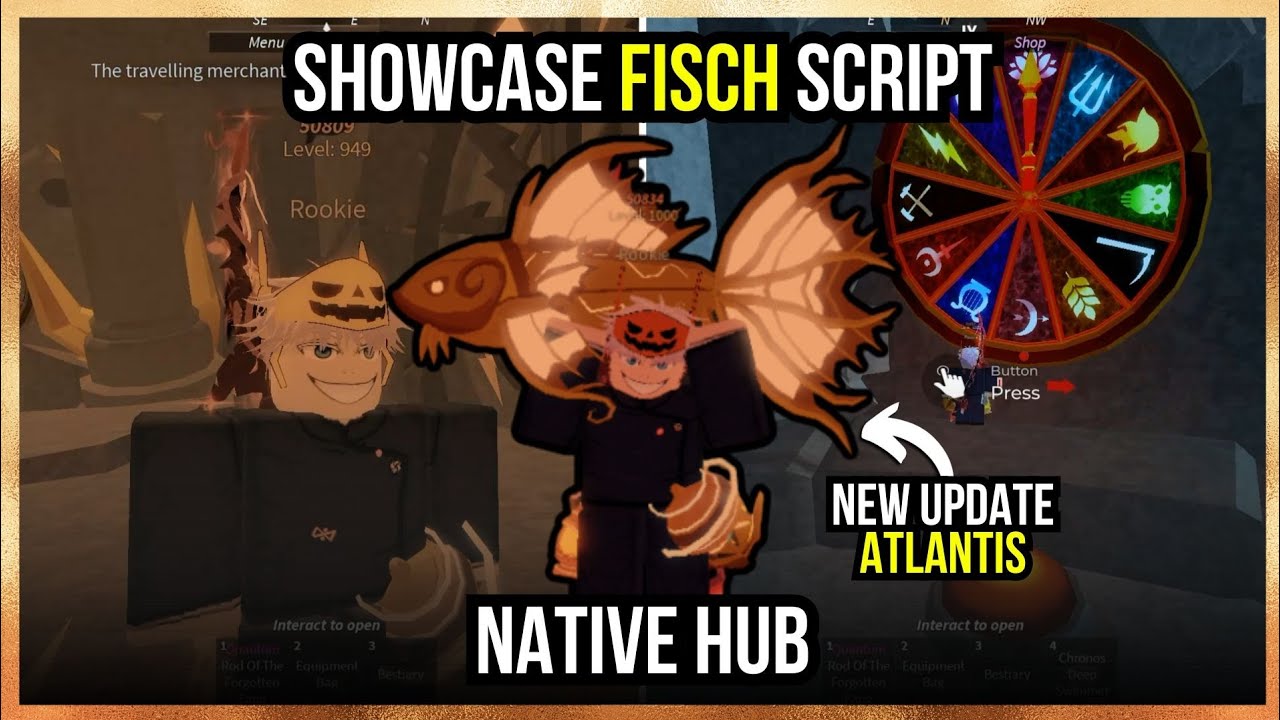 FISCH ATLANTIS UPDATE SCRIPT | Use This Script To Beat The Atlantis ...
