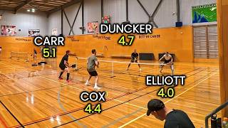 Joel Carr  & Steve Cox VS Tom Duncker & Gemma Elliott | 4.5+ Doubles Pickleball Rec Game