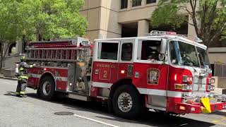 Fire at the FBI HQ in Washington DC