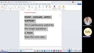 How to structure an assignment