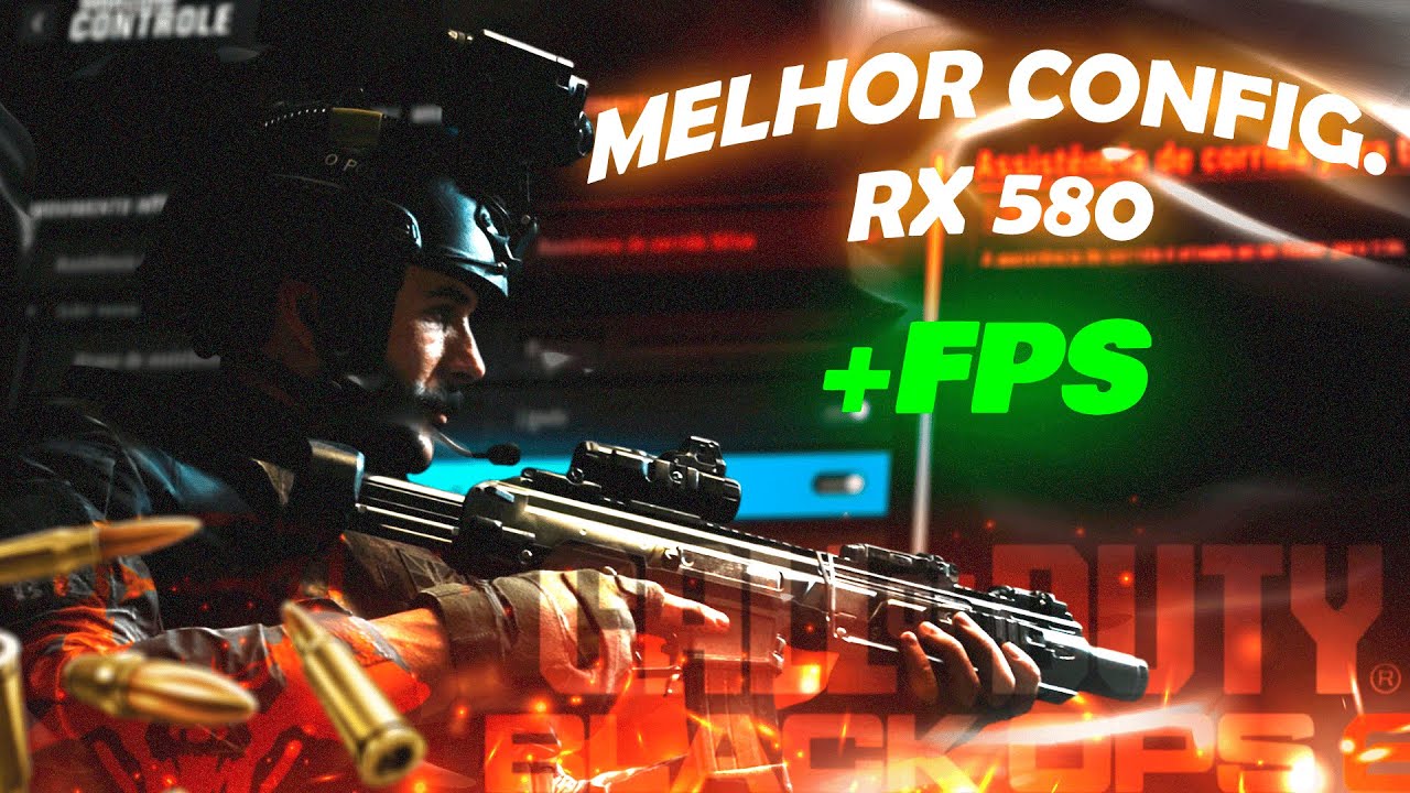 Configuração GRÁFICA IDEAL QUE EU USO para Warzone 2024 BO6: RX 580 e ...