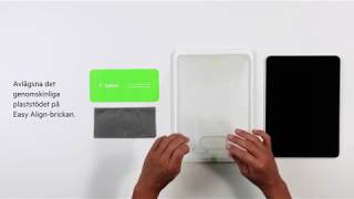 Applicering Av Ditt Screenforce Temperedglass För Ipad