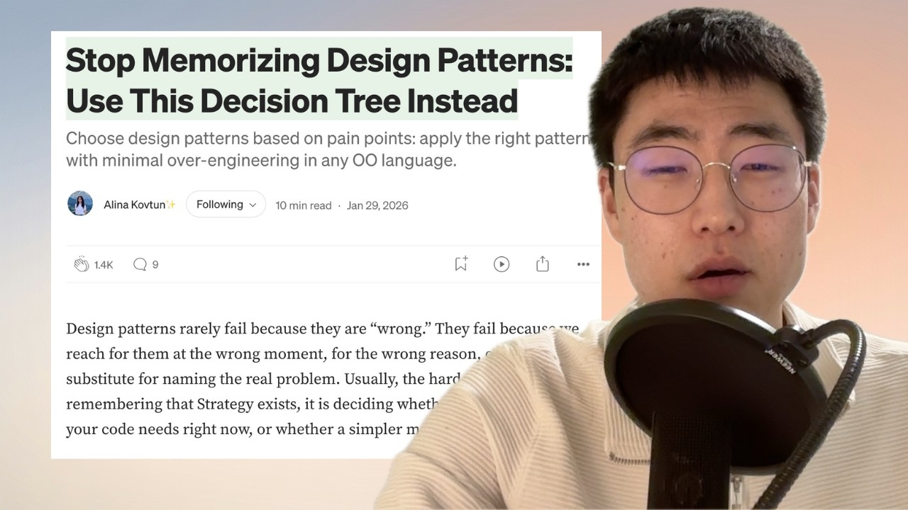 Прекратите запоминать шаблоны проектирования: используйте вместо этого дерево решений.