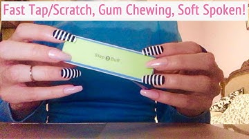 ASMR * Fast Tapping & Scratching * Gum Chewing * Soft Spoken * ASMRVilla