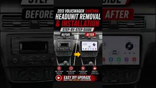 2013 Volkswagen Santana .Head unit removal & installation guide. #androidauto #audio #carplay