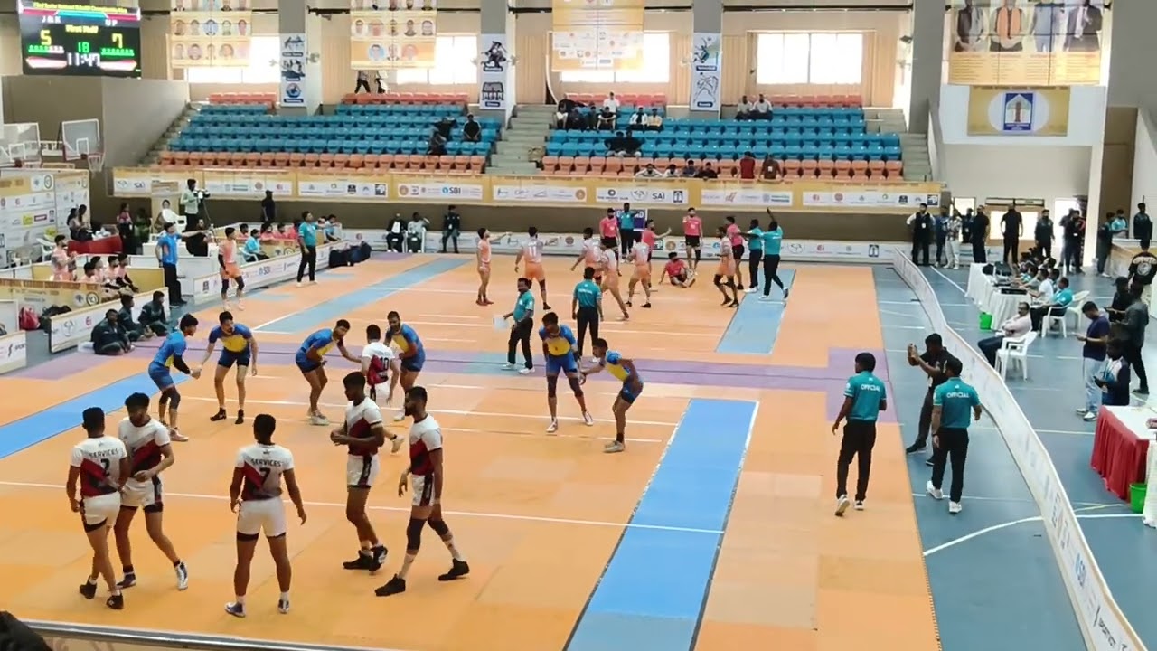 GOA VS SERVICES | 1st half 10-35 | 72 senior national at vadodara gujarat #kabaddi #live 