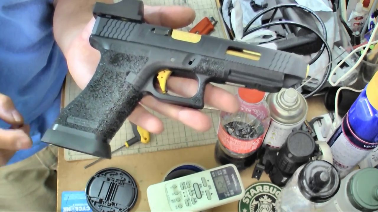 東京マルイ製グロック34にマグウェル取り付け GLOCK TTI - YouTube
