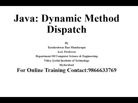 Java Dynamic Method Dispatch | Runtime Polymorphism - YouTube