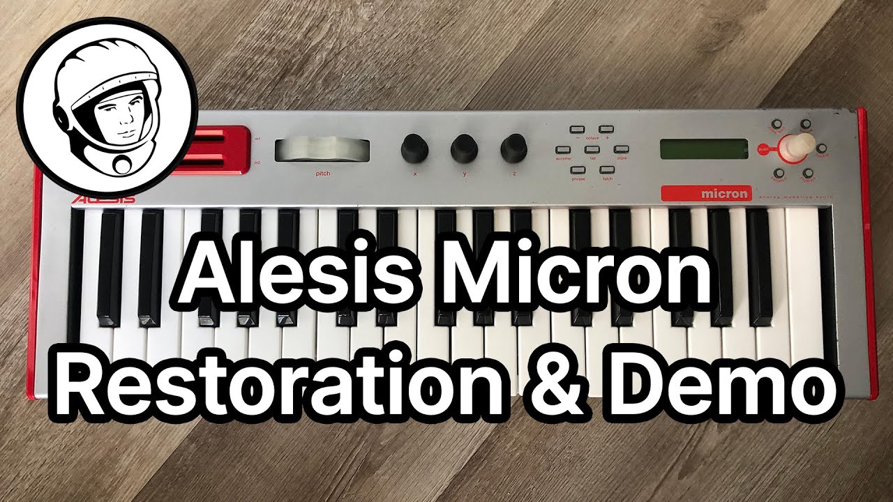 Alesis Micron Restoration and Demo - YouTube