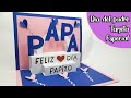 🍀Como hacer una tarjeta para el DÍA DEL PADRE ⭐️ Handmade easy Card Fathers Day 🍻