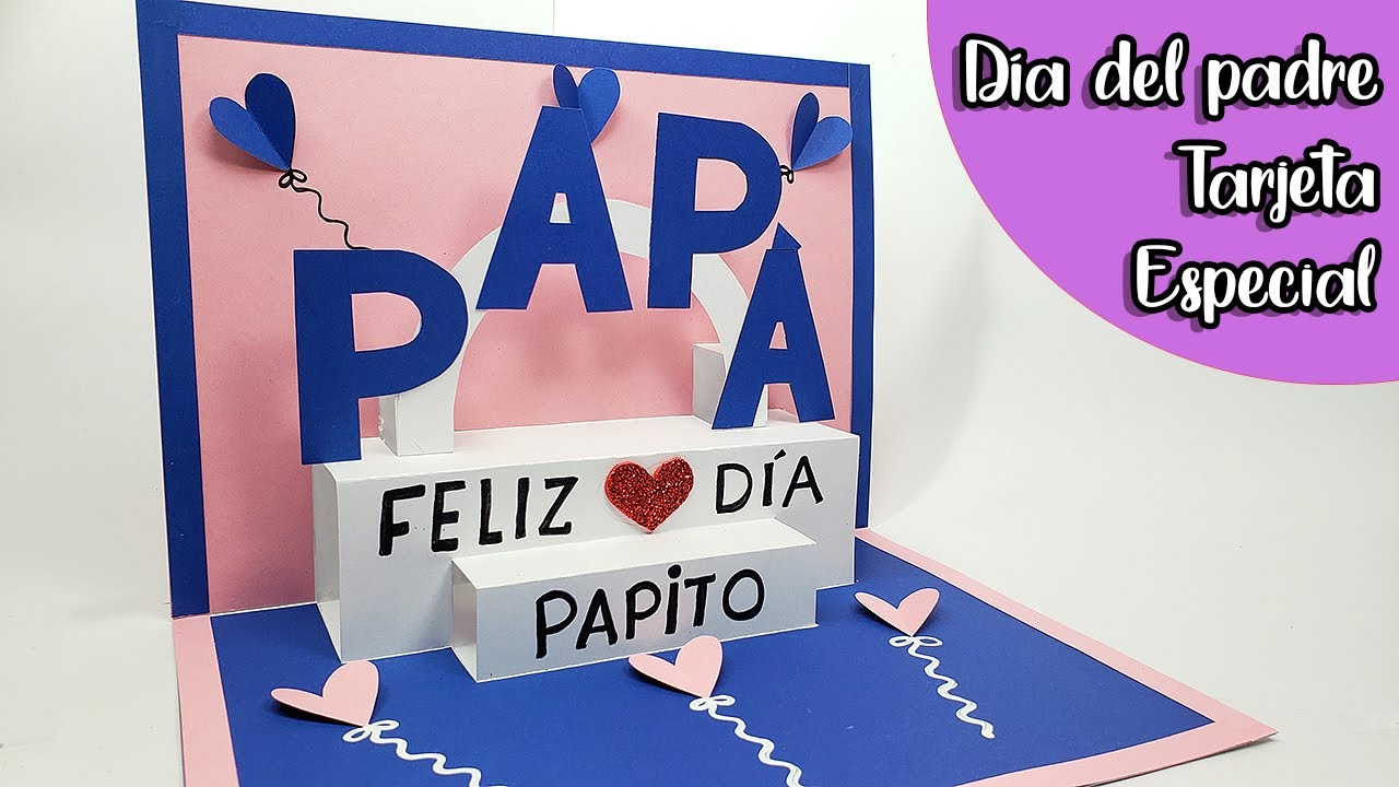 ?Como hacer una tarjeta para el DÍA DEL PADRE ⭐️ Handmade easy Card  Fathers Day ? - YouTube