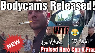 Bodycams Released!😯Cigarette ASH a Crime! Unlawful ID Attempt🚬Officer Scott Clark Kalkaska, MI.