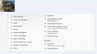Aerosmith- TOUR Setlist playlist