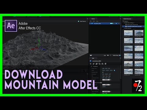Adobe After Effects CC - Tutorial free Download Mountain Model for Element 3D [sub ENG], Studio72