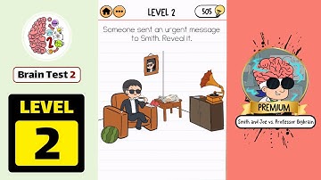 Brain Test 2 Smith and Joe Vs Professor Bigbrain Level 2 Walkthrough