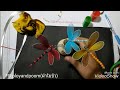 Dragonfly  (แมลงปอ)  How to make nylon stocking by ployandpoom (ผ้าใยบัว)