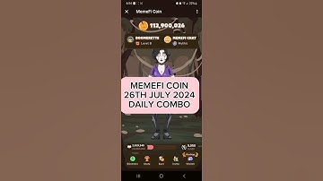 MEMEFI SECRET COMBO TODAY 26th July #memefi #memeficombo #cryptoairdrop  #airdrop #web3  #dailycombo