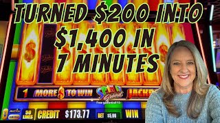 Turned $200 into $1,400 in 7 Minutes on Spin It Grand!  #slots #casino #slotmachine screenshot 3