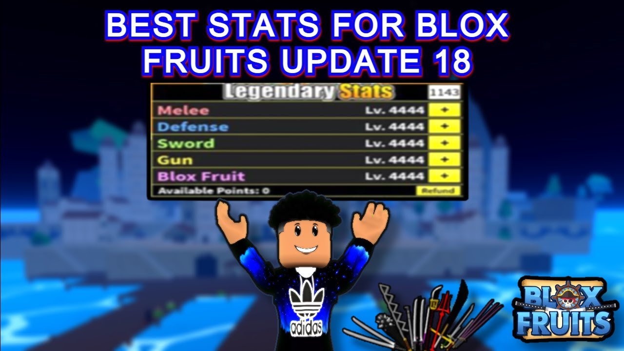 The Best Stat Build Guide on Blox Fruits Update 18 