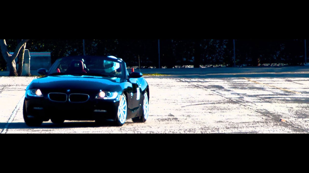 BMW Z4 Racing on Autocross, Miami FL - YouTube