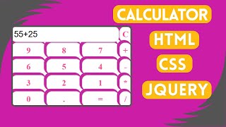Calculator design HTML CSS JQUERY |  @a2zwebacademy #coding #htmlcss #programming #webdesign #code