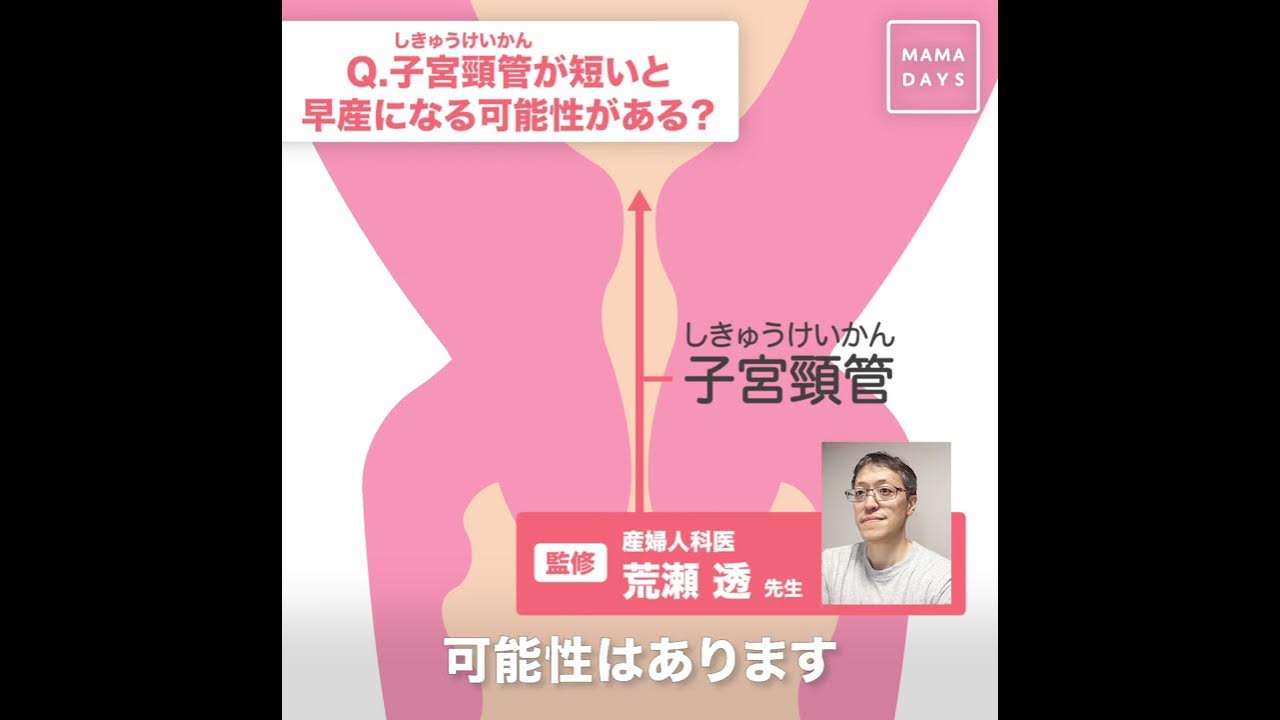 短いと早産に 子宮頸管 しきゅうけいかん の長さ Youtube 短いと早産に 子宮頸管 しきゅうけいかん の長さ Youtube