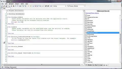 Basic4android - IDE Tips