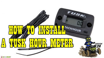 HOW TO INSTALL A TUSK HOUR METER/TACHOMETER - YAMAHA YFZ450R