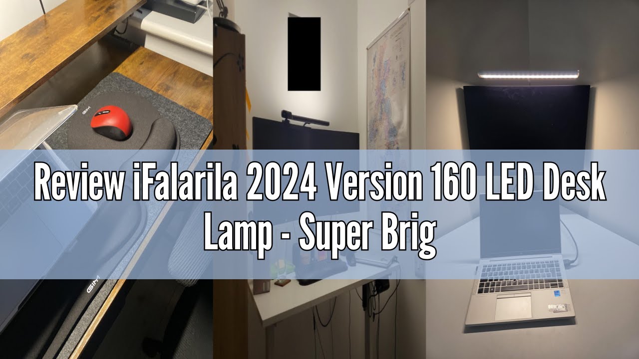 Lampe De Bureau LED 97 Lumières Avec Veilleuse, Minuterie 1h, Télécommande 5m & Chargeur USB – IFalarila